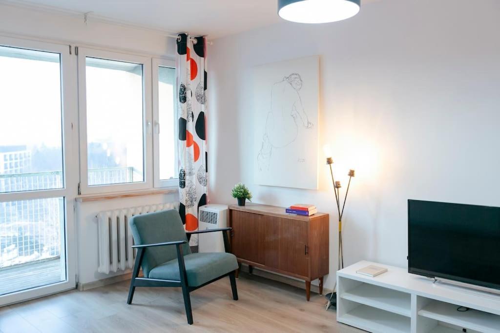 Wawaview! Studio With An Amazing View! Powisle. Varsovie Extérieur photo